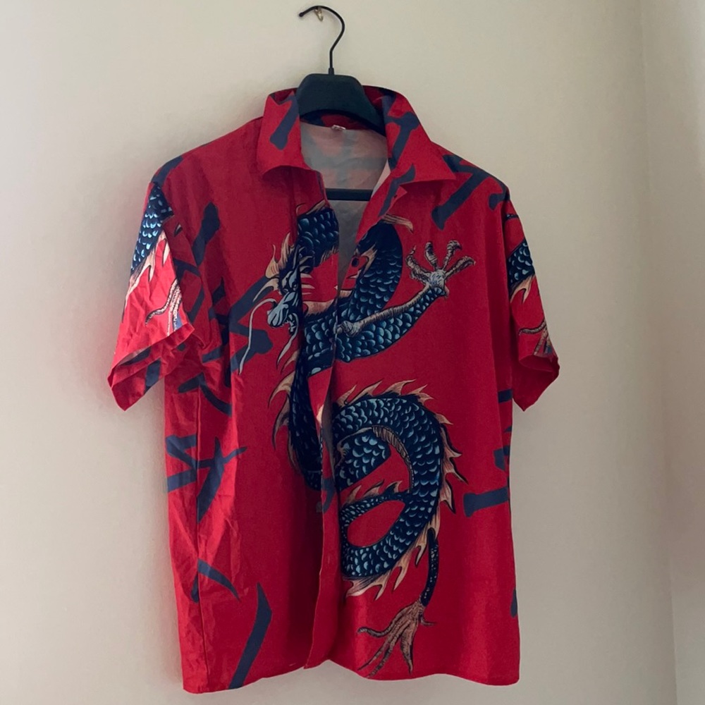 Dragon print shirt